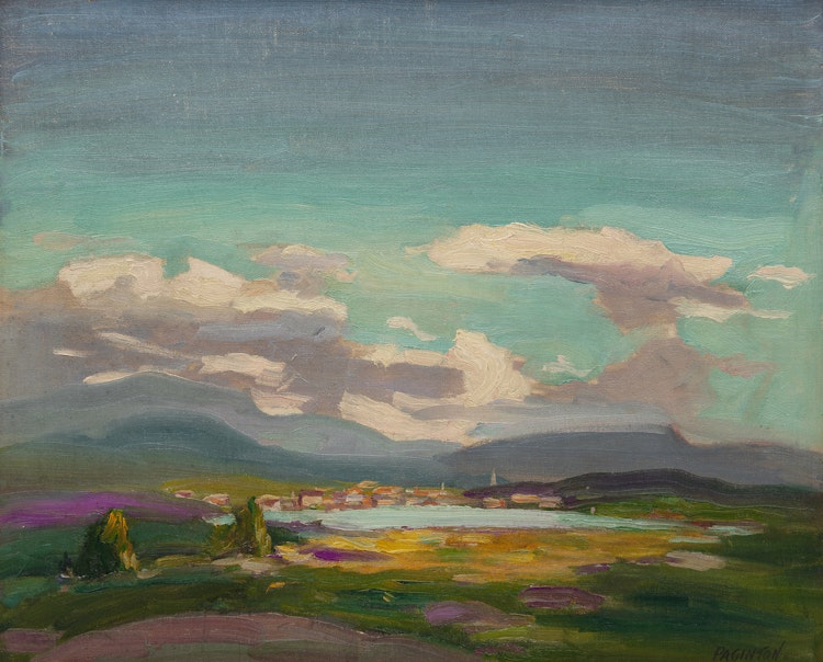Artwork by George Paginton, Evening, Adirondacks (Afternoon, Kearney)
