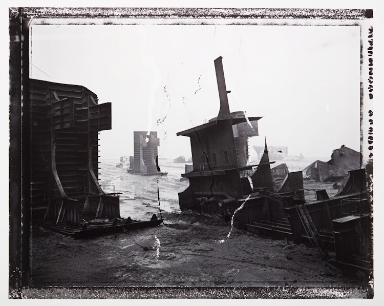 Artwork by Edward Burtynsky, Shipbreaking #10 Field Proof, Chittagong, Bangladesh