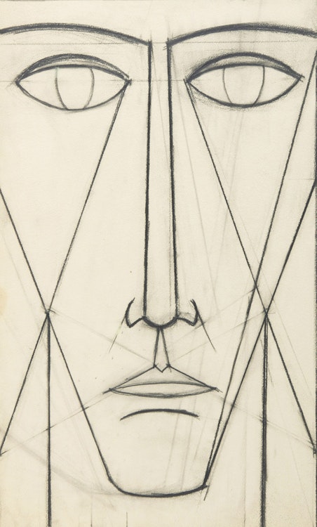Artwork by Bernard Buffet, Visage