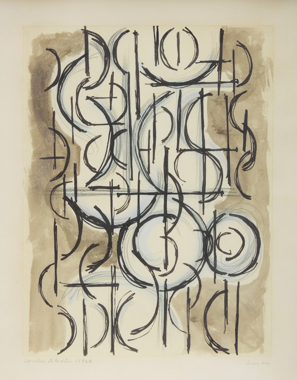 Artwork by Denis Juneau, Courbes et droites