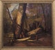Thumbnail of Artwork by Frederick Alexander Fraser, Untitled (Fox Lake Woodland Cathedral), circa 1955