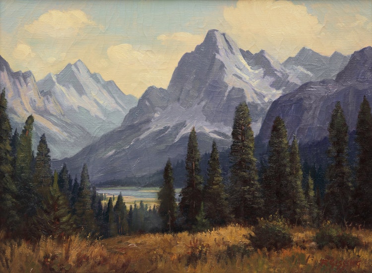 Artwork by Roland Gissing, Bow Valley