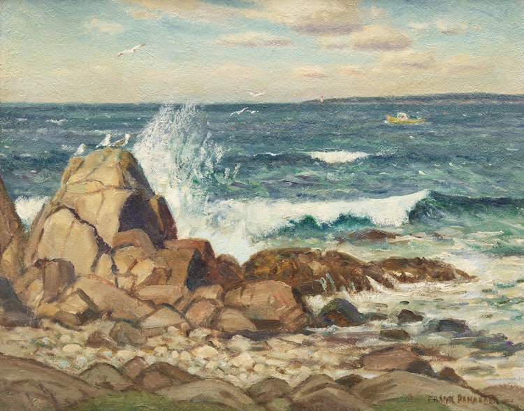 Artwork by Frank Shirley Panabaker, Shoreline