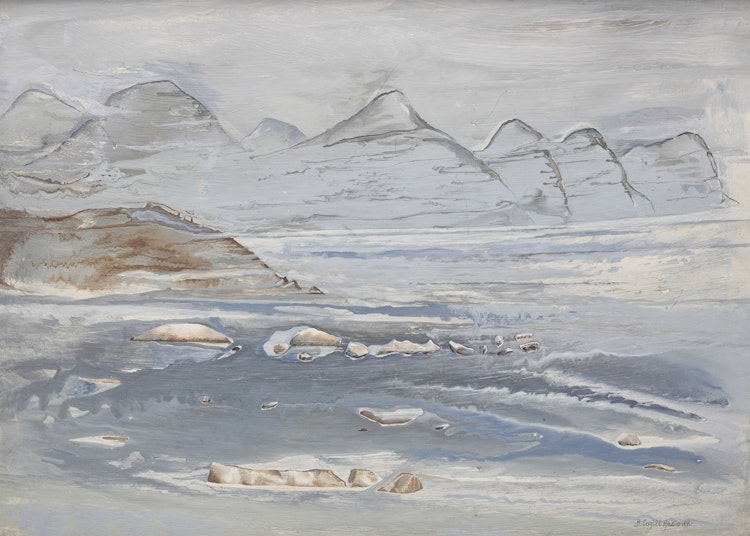 Artwork by Bobs Cogill Haworth, Cape North, C.B.