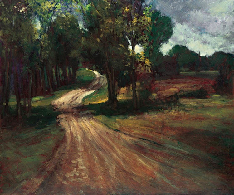 Artwork by Philip Craig, Road to Bass Lake