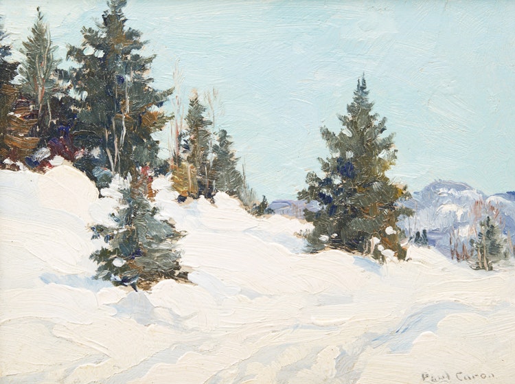 Artwork by Paul Archibald Caron, Ste. Adèle en Haut, Near the Chantecler Inn