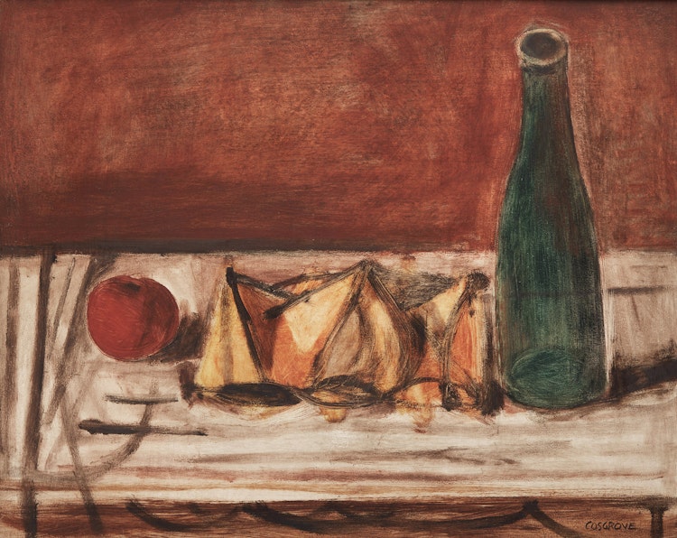 Artwork by Stanley Morel Cosgrove, Nature morte à la bouteille, 1953
