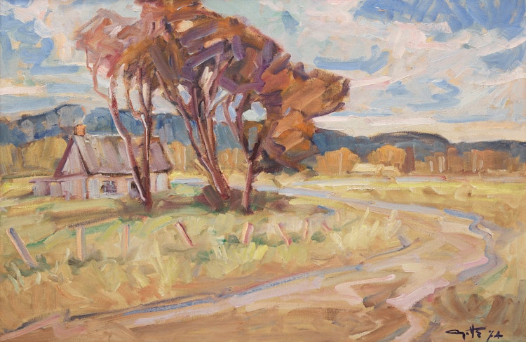 Artwork by Leo Ayotte, Untitled Landscape