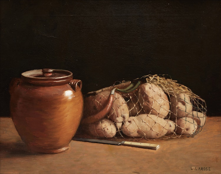Artwork by Ludger Larose, Nature morte aux pommes de terre, 1898