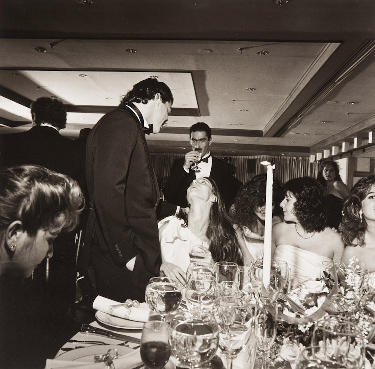 Artwork by Larry Fink, Wedding, Long Central Neck, N.Y.C., December 1988