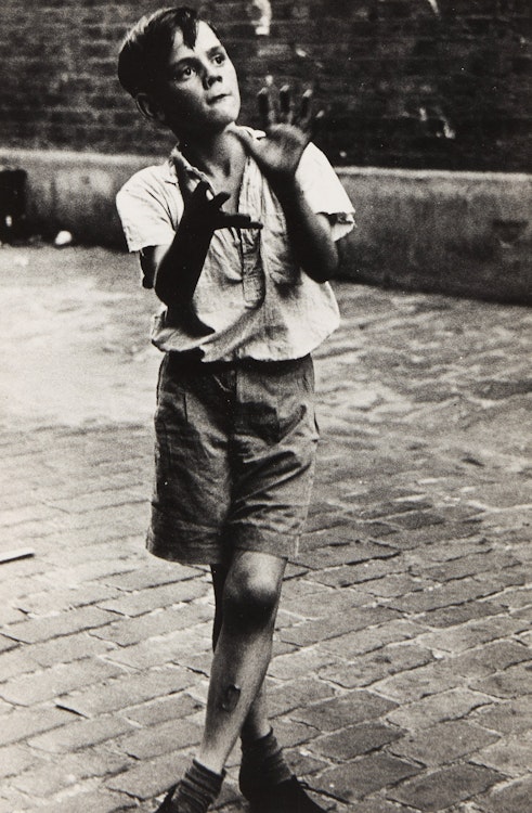 Artwork by Roger Mayne, Cricket, Addison Place