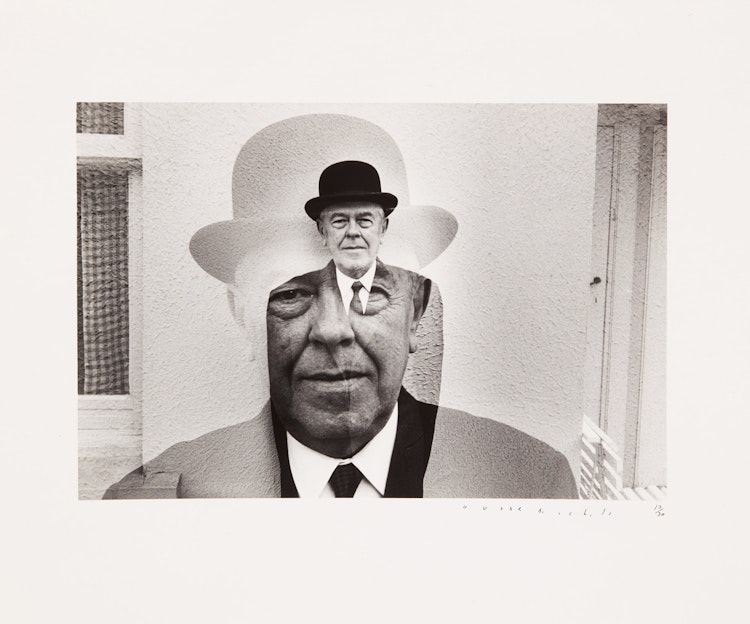 Artwork by Duane Michals, A Visit with Magritte (Portfolio)