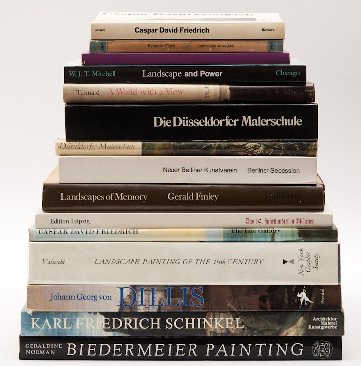 Artwork by Books and Reference, A Selection of Fifteen 19th Century European Landscape Art Reference Books