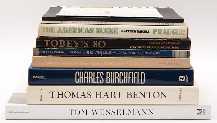 Artwork by Books and Reference, A Selection of Ten Art Reference Books on American Modern Art