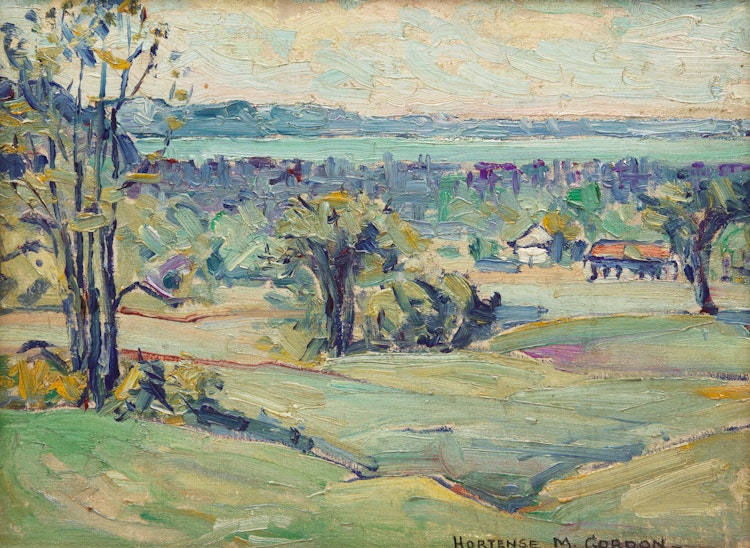 Artwork by Hortense Mattice Gordon, Glendale Golf Club