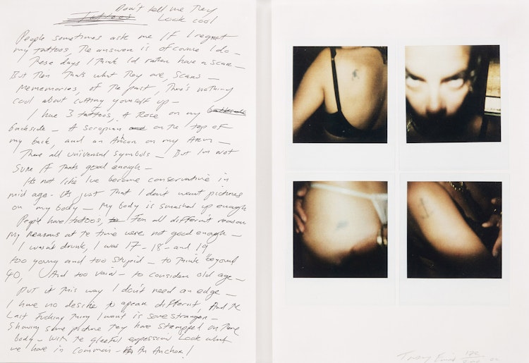 Artwork by Tracey Emin, Tattoo
