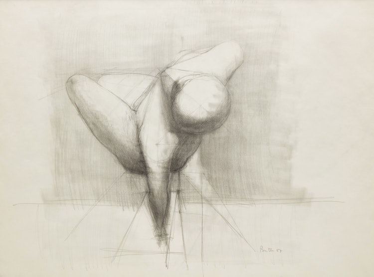 Artwork by Reg Butler, Study for Figure in Space