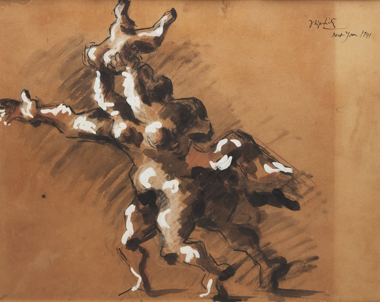 Artwork by Jacques Lipchitz, Study for Arrival