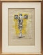 Thumbnail of Artwork by Graham Vivian Sutherland, Study for the Crucifixion, Yellow Background