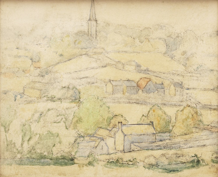 Artwork by Jean Marchand, Vue de Vence
