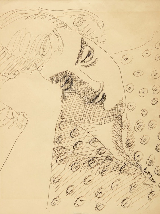 Artwork by Milton Avery, Drowsey Woman
