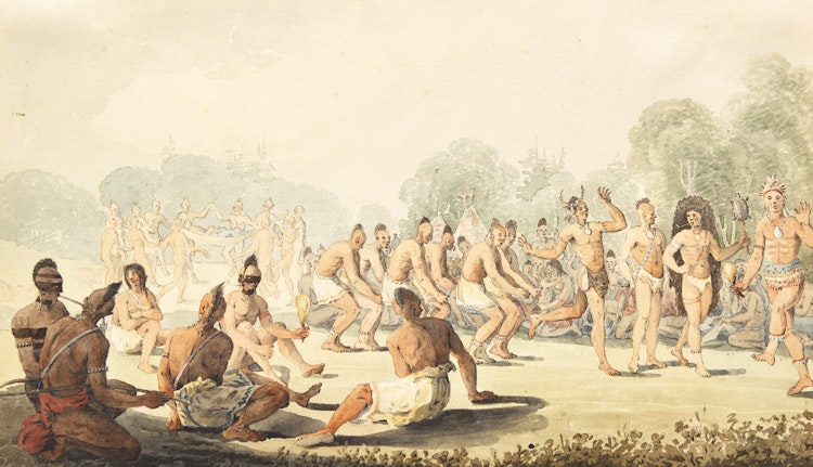 Artwork by George Heriot, Dance for Recovery of the Sick