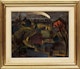Thumbnail of Artwork by William Arthur Winter, Scène de village