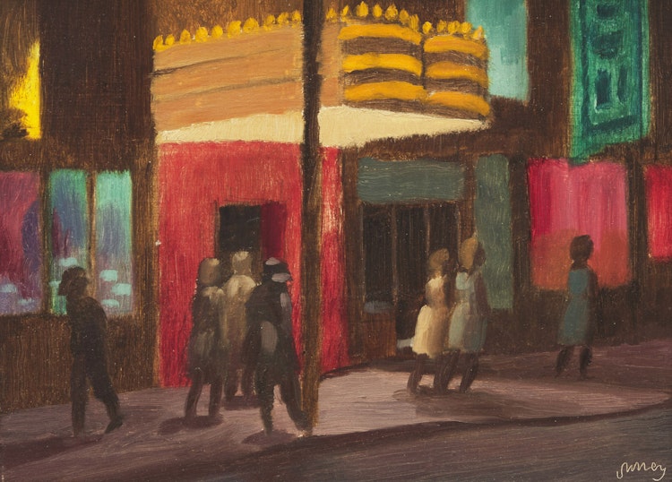 Artwork by Philip Henry Howard Surrey, City Street