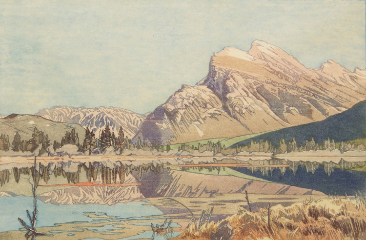 Artwork by Walter Joseph Phillips, Mt Rundle