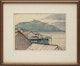 Thumbnail of Artwork by Walter Joseph Phillips, The Waterfront, Alert Bay