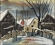Thumbnail of Artwork by Albert Jacques Franck, Village, Winter; Backyard, Winter; Old House McCaul St.; General Store