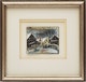 Thumbnail of Artwork by Albert Jacques Franck, Village, Winter; Backyard, Winter; Old House McCaul St.; General Store