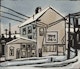 Thumbnail of Artwork by Albert Jacques Franck, Village, Winter; Backyard, Winter; Old House McCaul St.; General Store