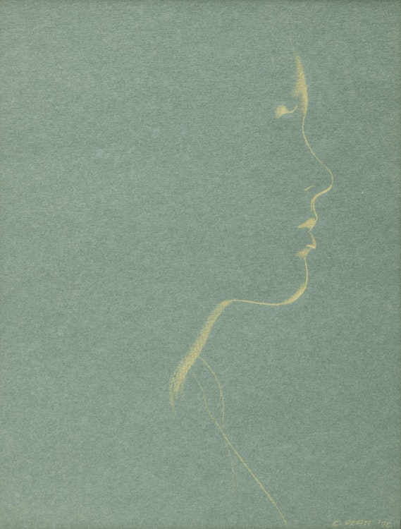 Artwork by Christopher Pratt, Bride Meany