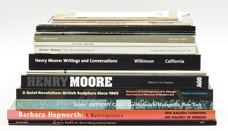 Artwork by Books and Reference, A Collection of Eighteen Artist and Art Reference Books on Late 20th Century Sculptures