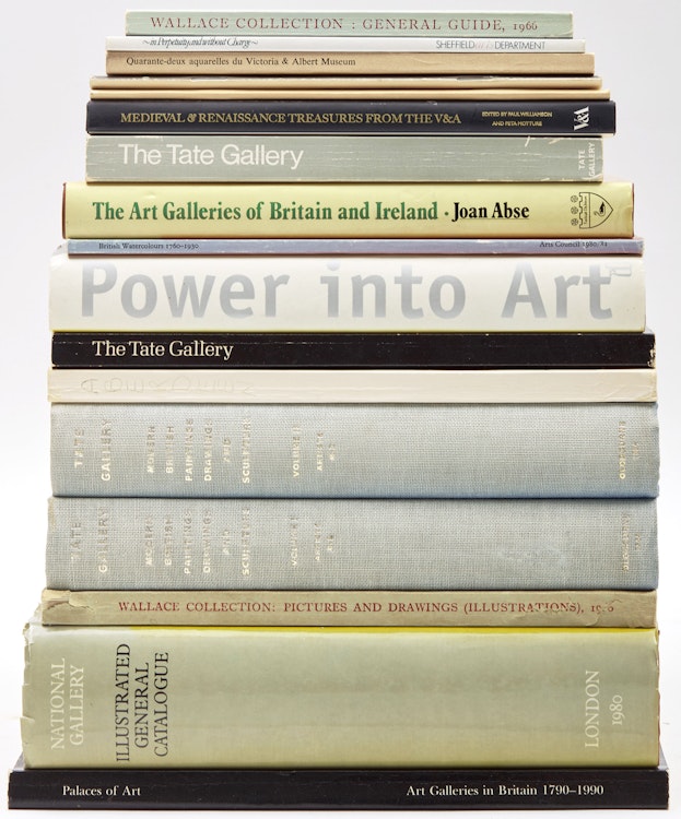 Artwork by Books and Reference, A Collection of Seventeen Art Reference Books On Gallery And Museum Collections In England