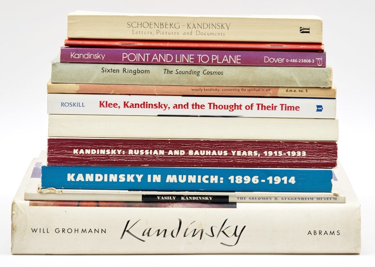 Artwork by Books and Reference, A Collection of Twelve Art Reference Books on Wassily Kandinsky and His Artwork