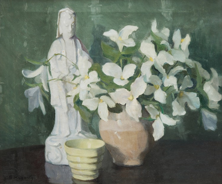 Artwork by Clara Sophia Hagarty, Trilliums