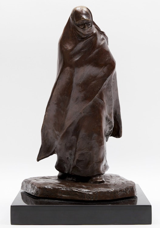 Artwork by Marc-Aurèle de Foy Suzor-Coté, L'Indienne de Kahnawake