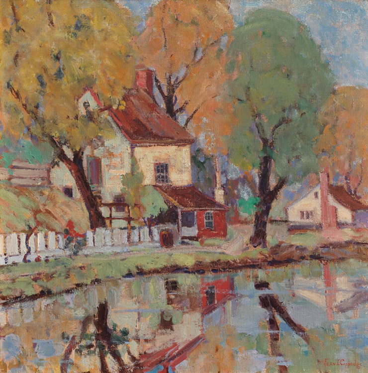 Artwork by Fern Isabel Coppedge, Autumn Scene
