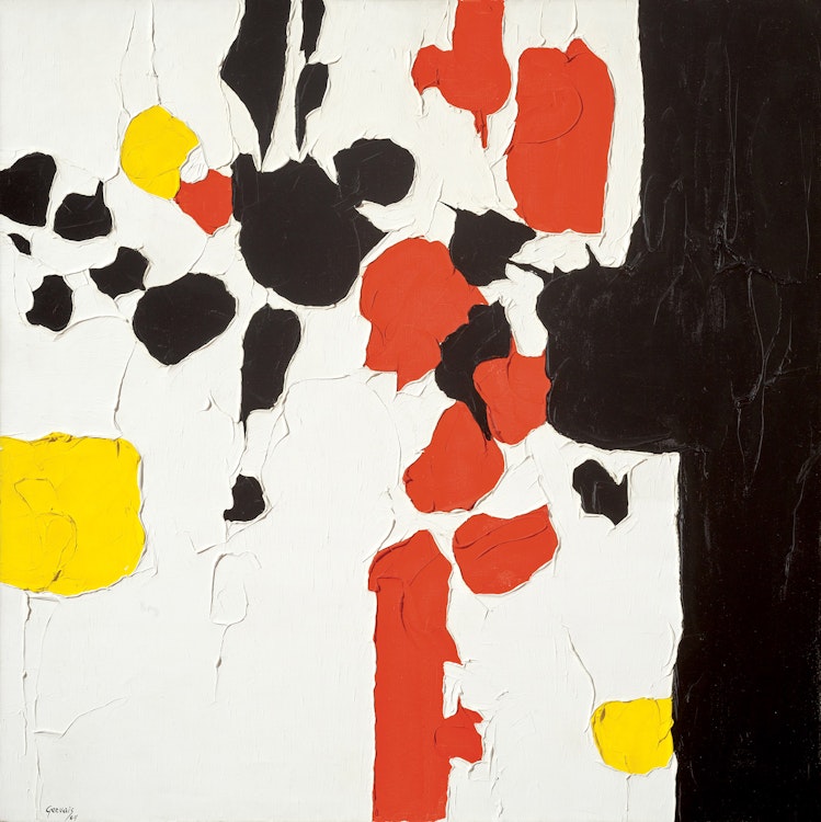 Artwork by Lise Gervais, Le double anneau dans l'oeil, 1964