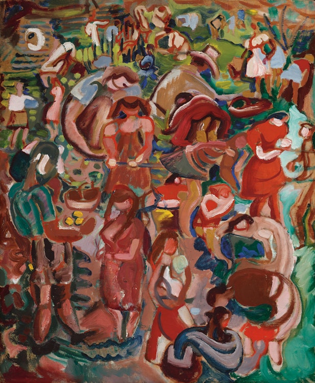 Artwork by Pegi Nicol MacLeod, School Garden, circa 1933