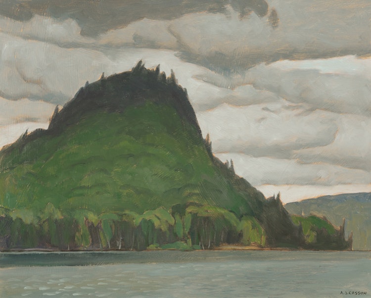 Artwork by Alfred Joseph Casson, The Camel's Hump, Lake of Bays, 1981