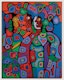 Thumbnail of Artwork by Norval Morrisseau, Conversation with Our White Brother, 1980