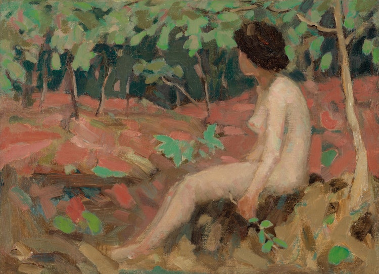 Artwork by James Wilson Morrice, Resting Nude