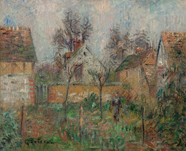Artwork by Gustave Loiseau, Paysage à Saint Cyr du Vaudreuil, circa 1926