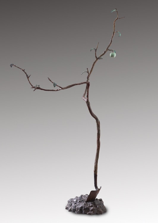 Artwork by Victor Cicansky, The Prairie Apple, 1987