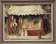 Thumbnail of Artwork by Joseph Sidney Hallam, Fruit Store (with Cat)