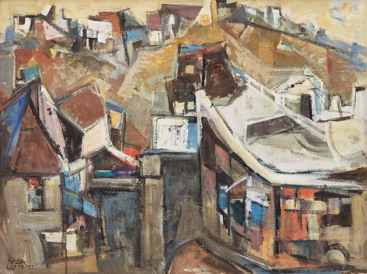Artwork by Jakob Eisenscher, Hill Town