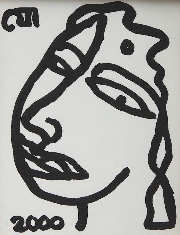 Artwork by Jogen Chowdhury, She